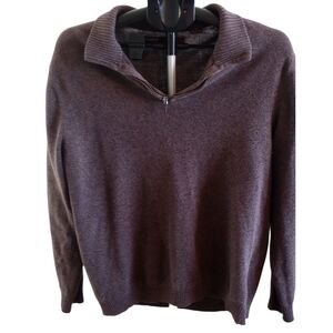 Perry Ellis Women's Brownish 100% Cotton Sweater